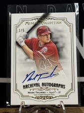 2012 Topps Museum Collection - Archival Autographs /5 Mark Trumbo #AA-MT3