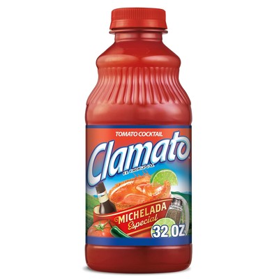 MOTTS Motts Clamato Preparado Tomato Cocktail 32Oz, 32 oz 32 Fl Oz (Pack of 1) 
