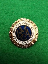 VTG Midland Counties Bowls Association Enamel Badge (752)