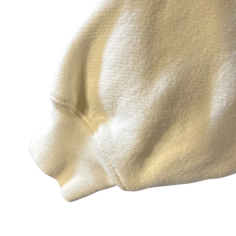 Sudadera polo polar J Crew Heritage marfil para mujer talla pequeña usada en excelente estado Foto 4 de 4