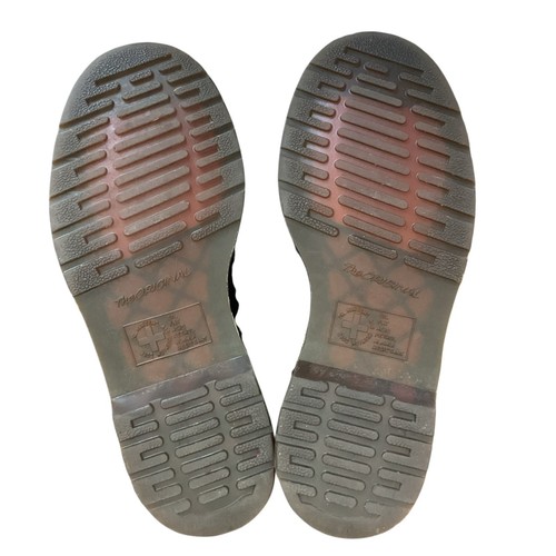 Stivali DR Martens Church Monkey 16054001 scarpe uomo 7 nero liscio donna 8 - Foto 7 di 8
