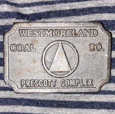 Westmoreland Coal Co. Prescott Complex Belt Buckle Made in USA