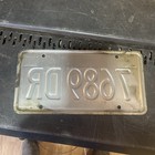 Authentic Alaska Dealer License Plate Classic Blue & Yellow 7689 DR  — photo 4