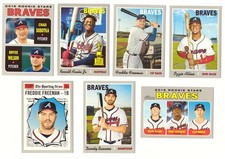 2019 Topps Heritage (1-500) - ATLANTA BRAVES Team Set 