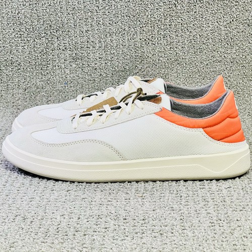Olukai Punini Off-White Molten Orange Casual Sneakers 10514-189U Men’s Size 11 - Picture 3 of 8