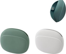 2 Pack Wired Earbuds Organizer Silicone Earphone Case with Magnetic Snap Closure