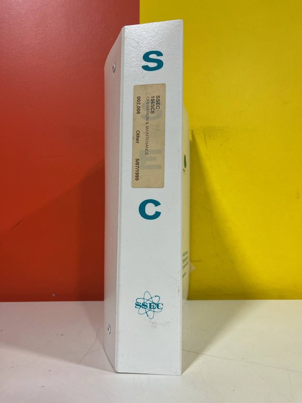 SSEC 156SCE System Operation & Maintenance Manual