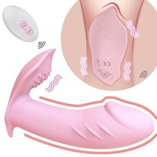 10 Function Vibrating Panties Wireless Remote Control Rechargeable Underwear NEW