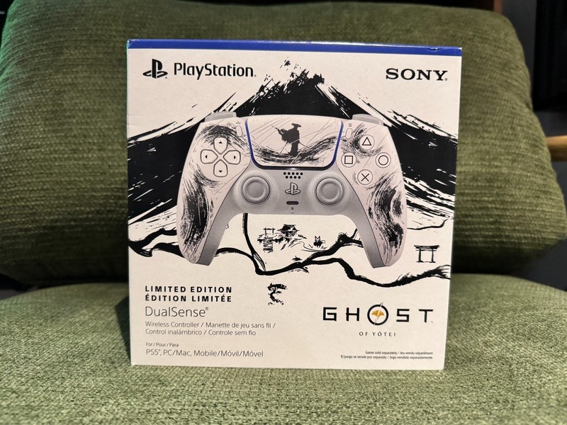 Ghost of Yotei BLACK Limited Edition Dualsense Controller - NEW + SEALED