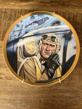 RoyalDoulton John Wayne Symbol of Marine Air Power Plate Robert Tanenbaum Ltd Ed