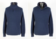 Loro Piana 100 Baby Cashmere / Beaver Nutria Fur Sweater - L - 4995 Retail