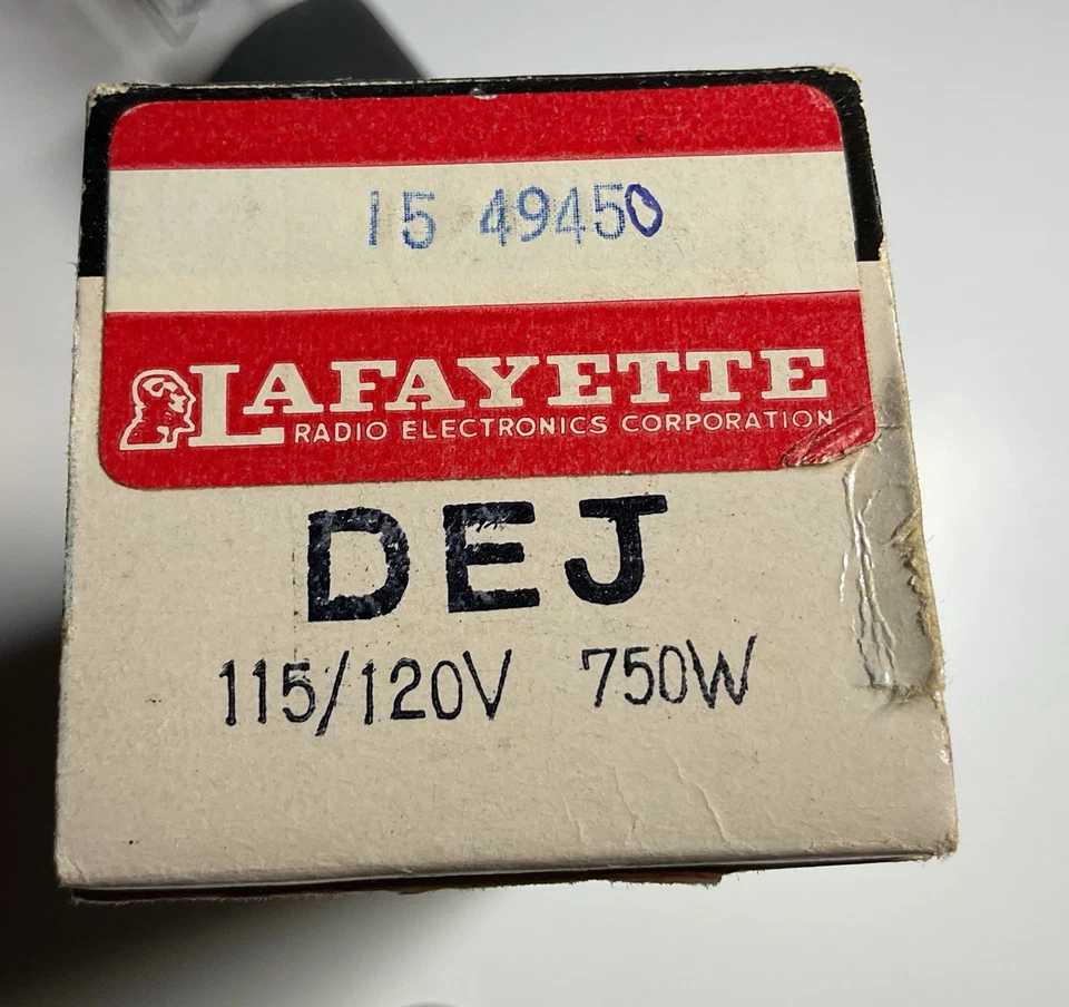 DEJ 750W 115V-125V Proyección BOMBILLA Bell & Howell 16mm LÁMPARA NUEVA 269302 Foto 4 de 4