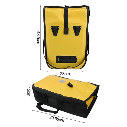 Torba rowerowa o dużej pojemności rowerowa torba ładunkowa na torby na ramię - Zdjęcie 12 z 14