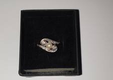 Antiker Ring 750 Gold mit Perle & Diamanten im Rosenschliff 