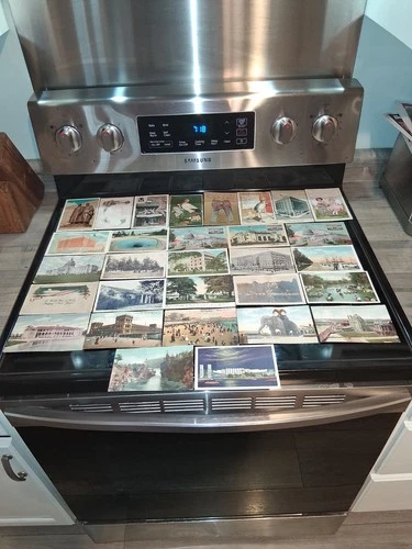 SL 9511/ 30 Used Old US Postcards 1909-1950's us stamps collections lots