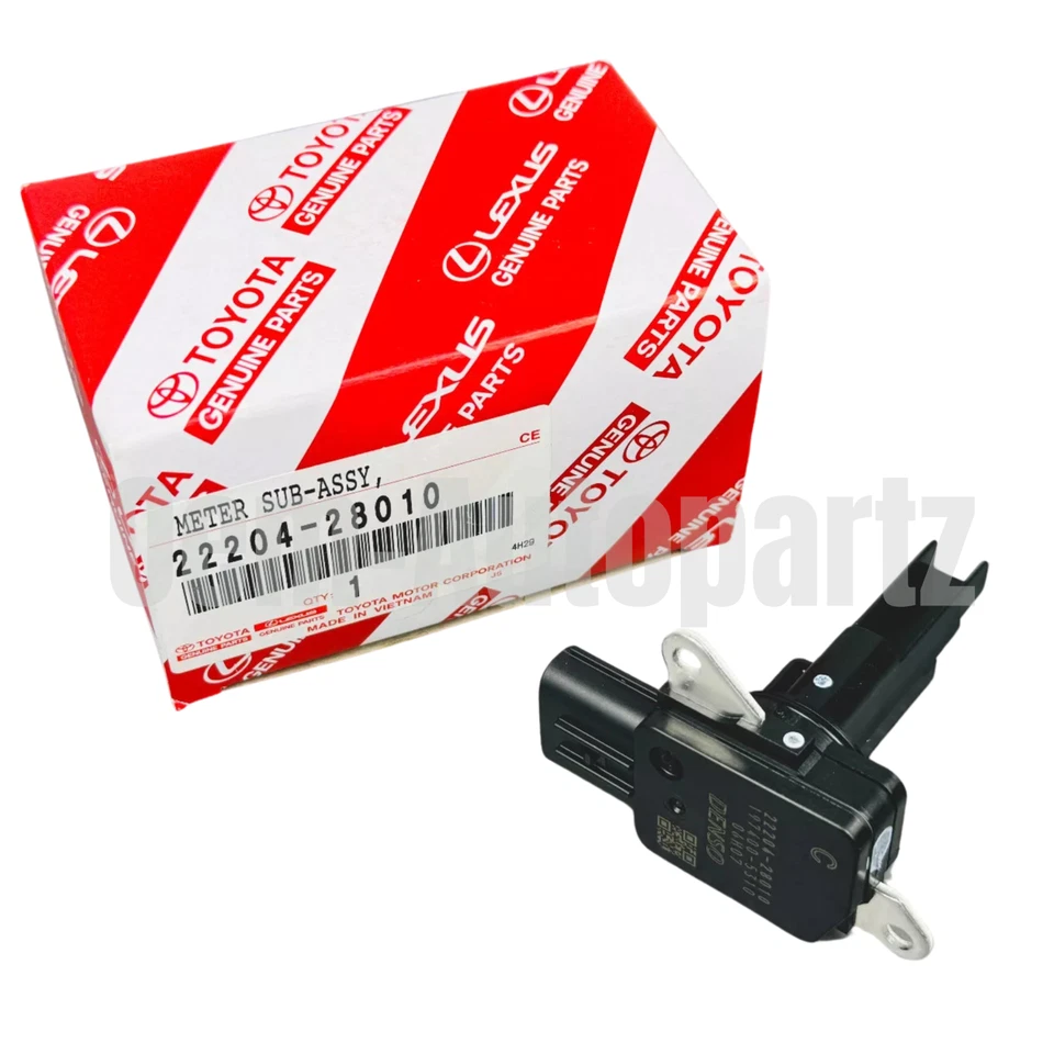 2220428010 Toyota Lexus 4Runner FJ Cruiser METER SUBASSY, FLUJO DE AIRE DE ADMISIÓN OEM Foto 4 de 4