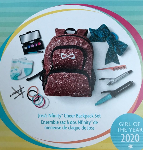 American Girl Doll 2020 Joss Nfinity Cheer Backpack Set Ship for sale