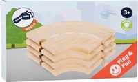 StraßEn-Set Kurven 4-Er Set Holz Small Foot World