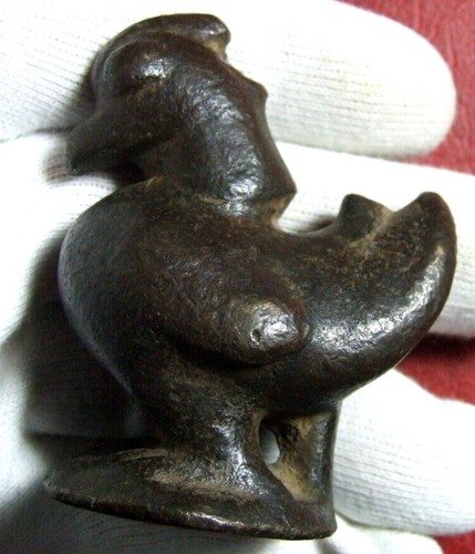 Vintage antique Rare Opium weight Mythical bird 345gr Far East to identify - Picture 2 of 8