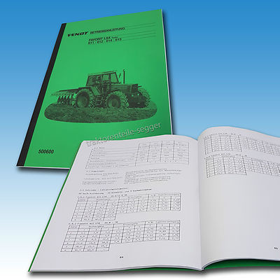 Fendt Betriebsanleitung Favorit 611 612 614 615 LSA Turbolader Turbomatik 500600