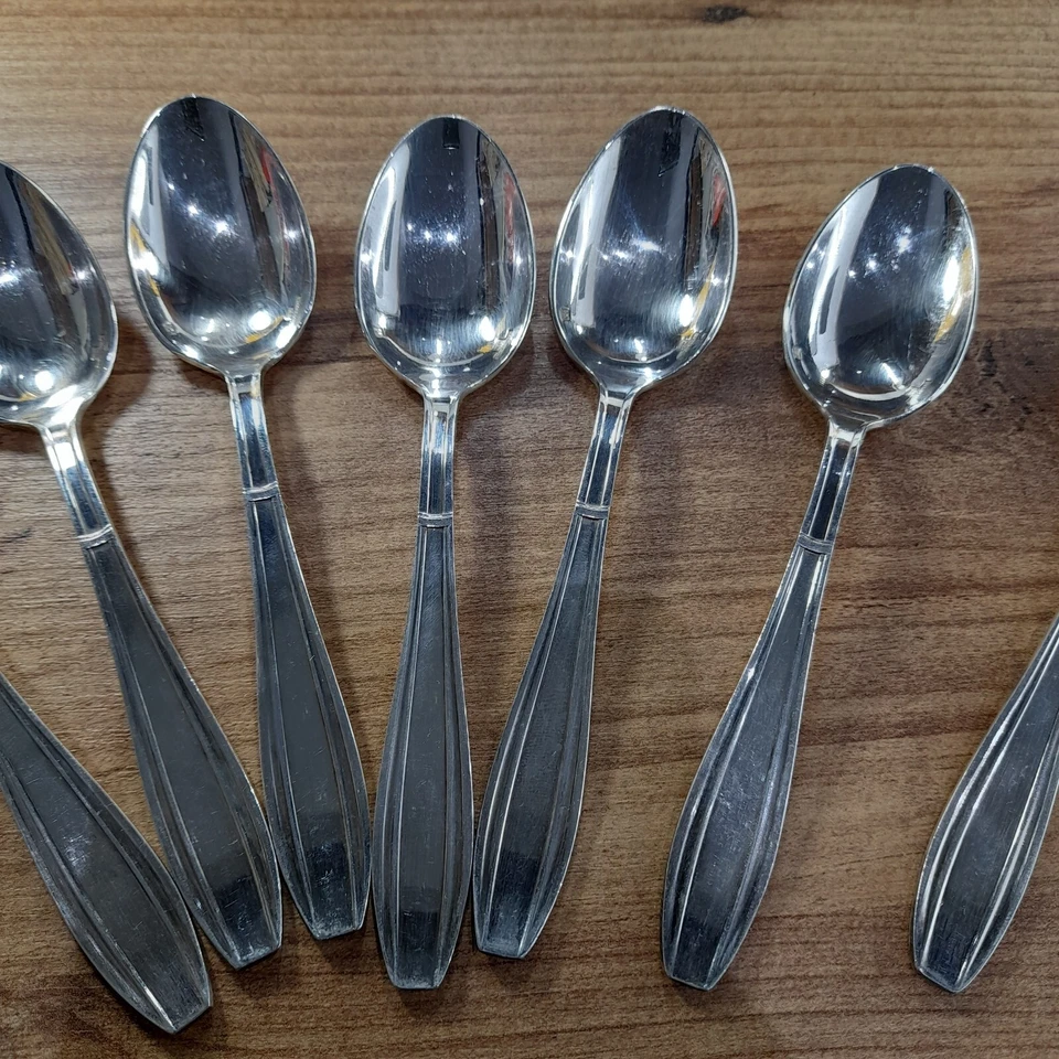 Juego 7 CUCHARAS CHRISTOFLE Vintage Pequeño CAFÉ TÉ HECHO EN FRANCIA PLATEADO Foto 2 de 4