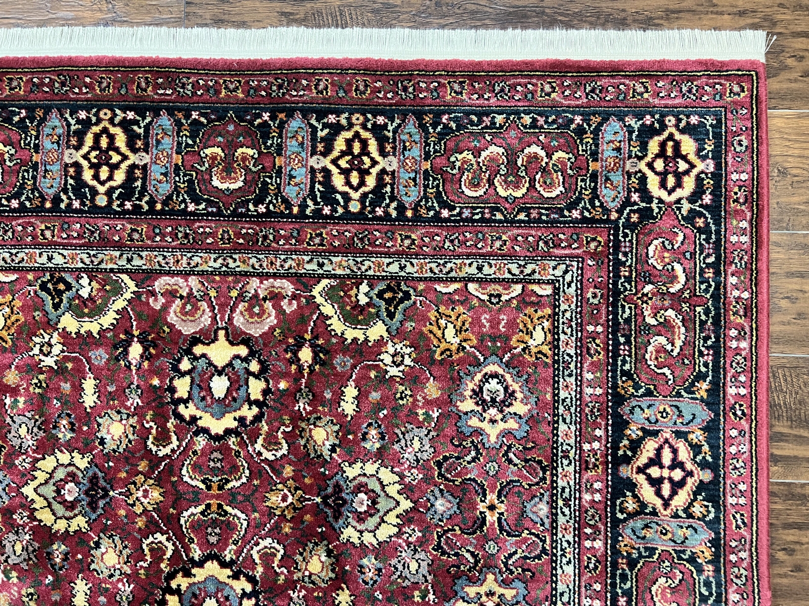 Karastan Rug 6x9 Williamsburg Herati #558 Wool Vintage Area Rug