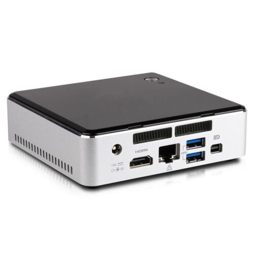 Intel NUC NUC6I3SYK Mini-PC i3-6100U@2.30GHz 8GBRAM 128GBSSD HDMI USB3.0 Black - Picture 2 of 3