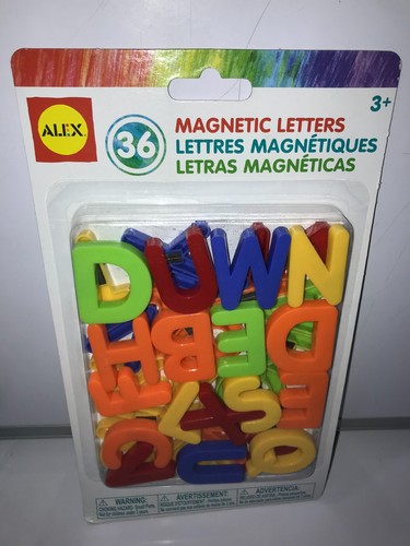 ALEX Toys Artist Studio Magnetic Letters NEW PACKAGE OF 36 PIECES ...