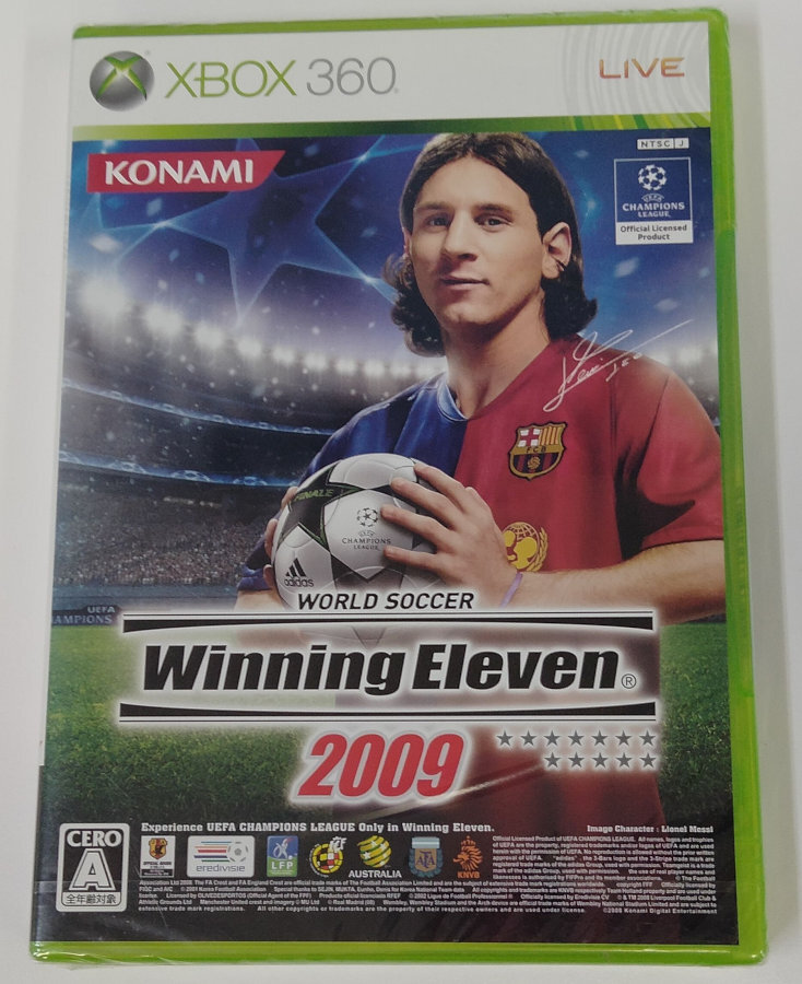 Microsoft Xbox 360 World Soccer Winning Eleven 2009 Unopened 1337