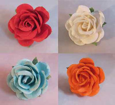 Medium Flower Rose Men's Lapel Pin - Wedding / Formals / Everyday Choose your Co