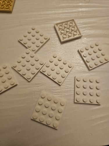 NEU LEGO 8X WEISSE PLATTE 4x4 #3031.