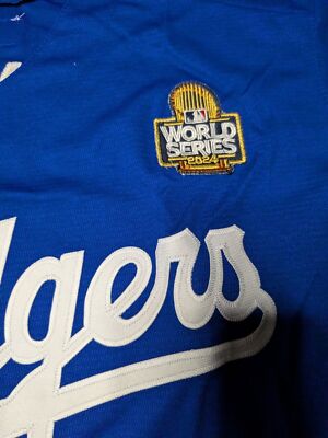 Fernando Valenzuela #34 Los Angeles Dodgers Blue 2024 World