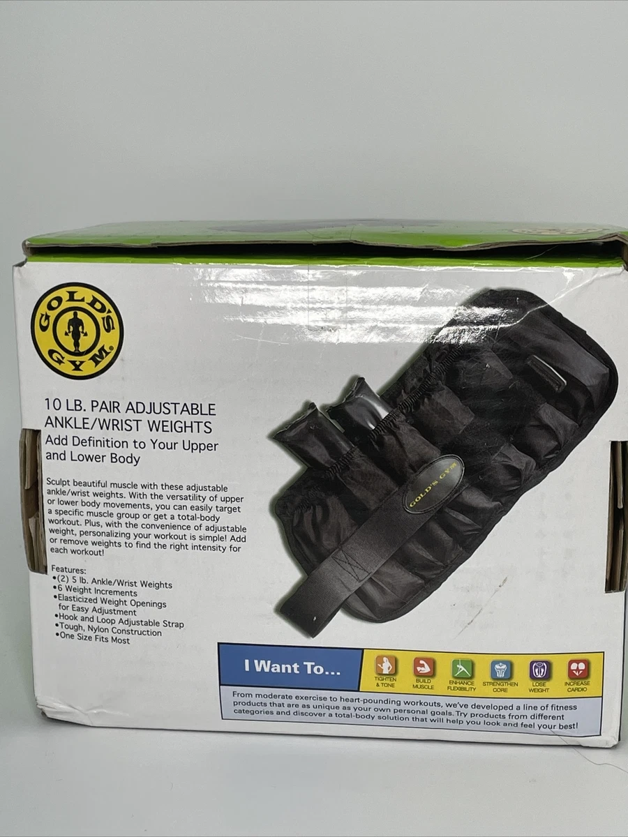 Gold gym store ankle weights