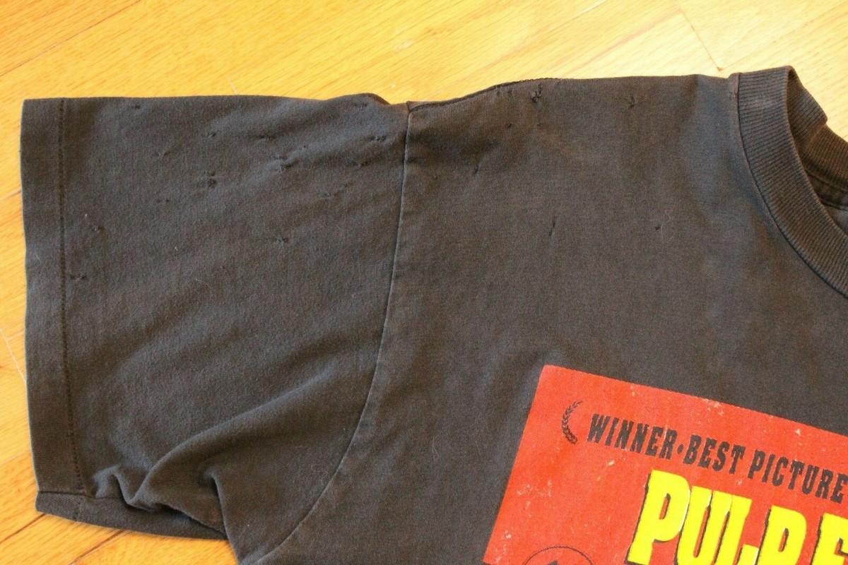 Vintage 1994 Pulp Fiction T-Shirt Winterland Size Large Black