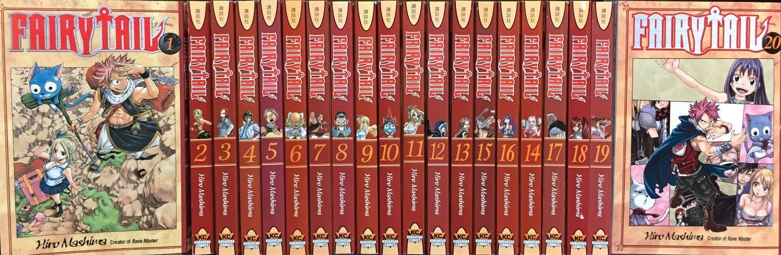 Fairy Tail manga set volumes 1-63 complete english version anime hot new