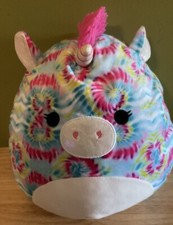 Squishmallows 2021 Atlas the Tie Dye Unicorn 12