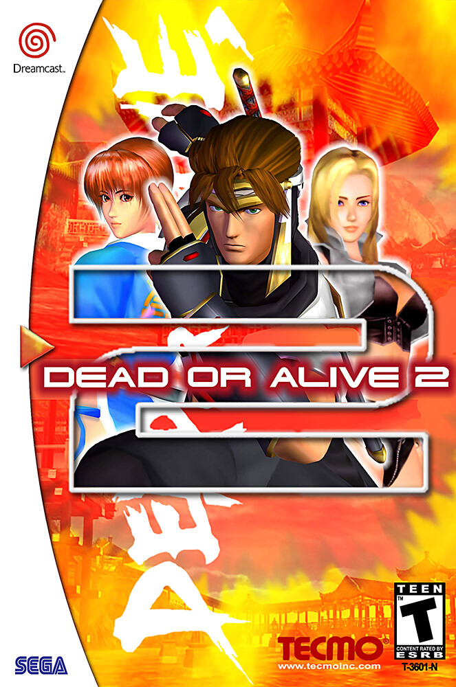 Dead Or Alive 2 Sega Dreamcast BOX ART Premium POSTER MADE IN USA