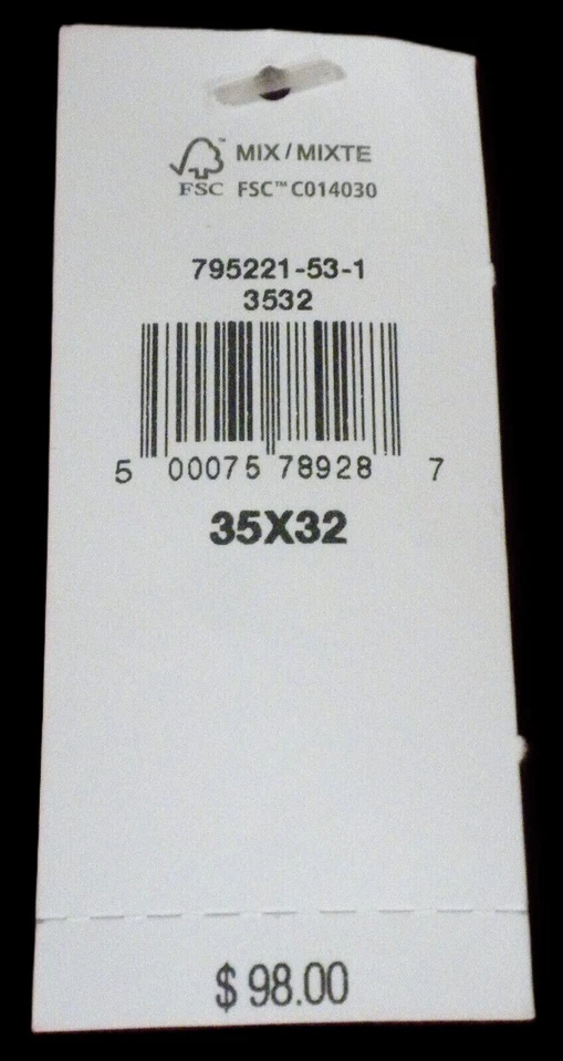 Calça chino vermelha masculina Banana Republic tamanho 35 x 32 - Imagem 4 de 4