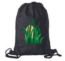 Easter Basket Cotton Drawstring Cinch Bags Bunny Gift Bags - No Peaking