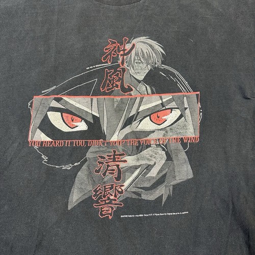 Vintage Samurai Deeper KYO Shirt XL Black Single Stitch Fruit Of The Loom Y2K - Bild 2 von 9