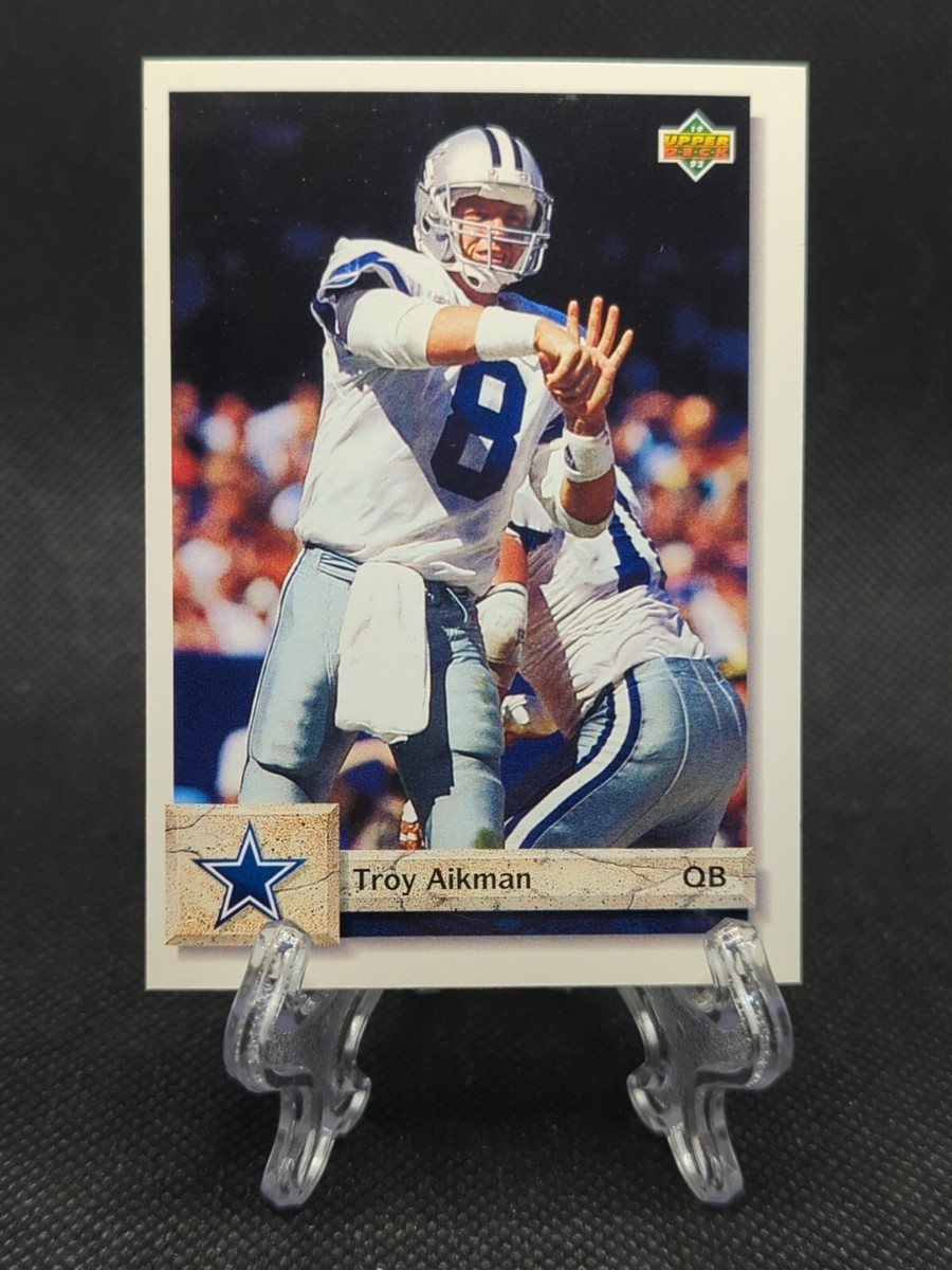 1992 Upper Deck #597 Troy Aikman Football Card Dallas