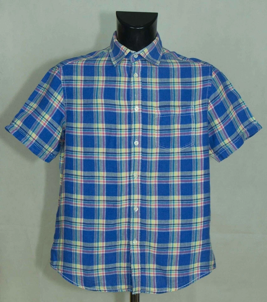 Marks and Spencer CAMISA PARA HOMBRE MANGA CORTA 100 % LINO TALLA M EXCL...s - Imagen 2 de 4