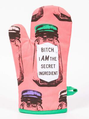Oven Mitt Bitch I Am The Secret Ingredient Superinsulated Quilting Naturalfittin