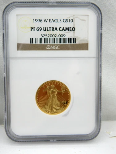 1996-W Proof American Eagle 1/4 oz $10 Gold Coin NGC PF 69 Ultra Cameo