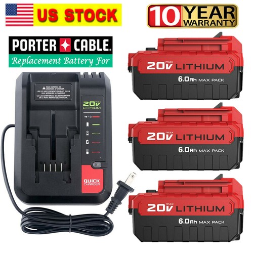 6.0Ah 20 Volt Li-Ion Battery for PORTER 