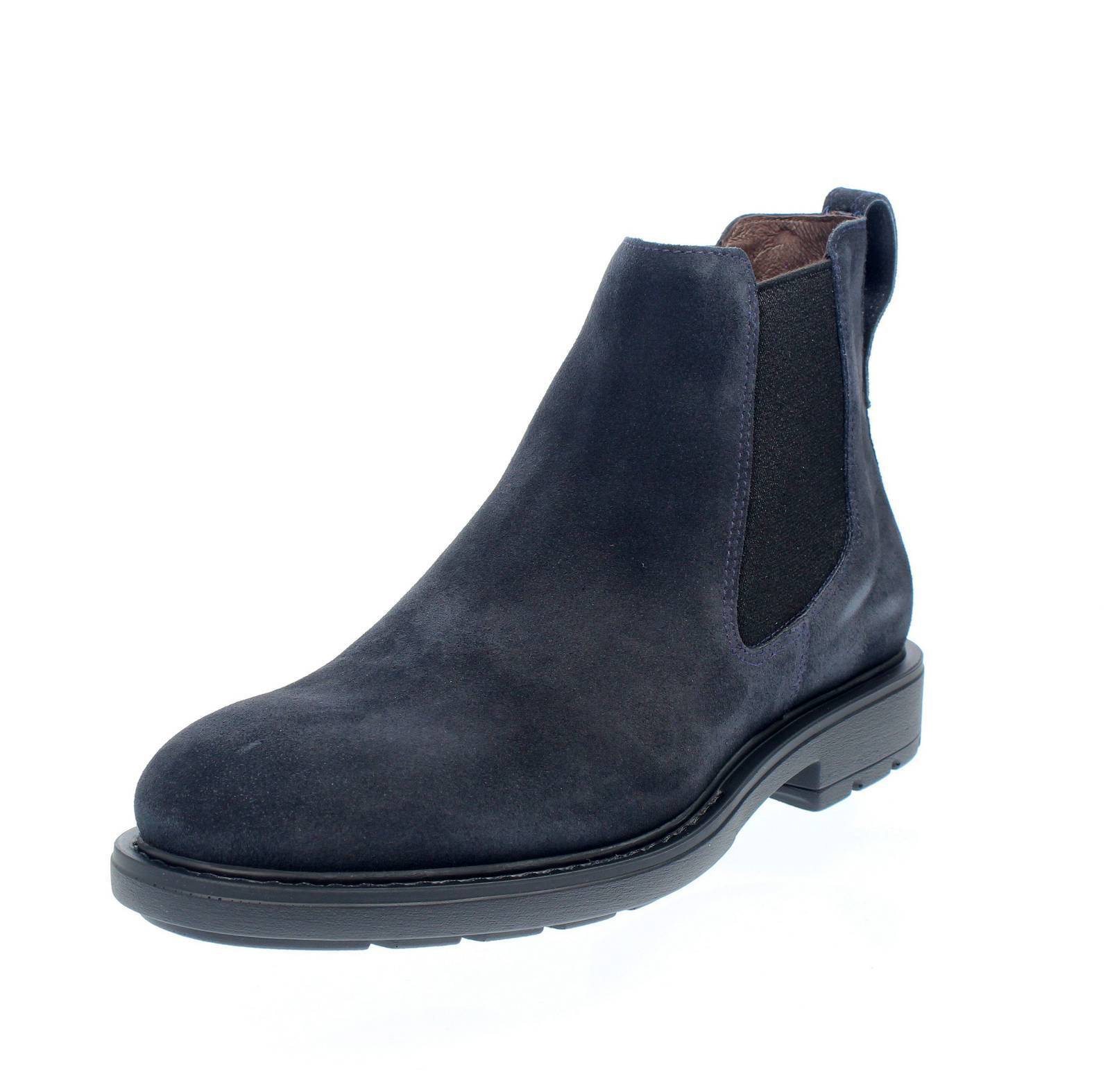 Ботинки Челси Nerogiardini из замши синего цвета - Taglia 44 [28,1 см] Scarpe Uomo