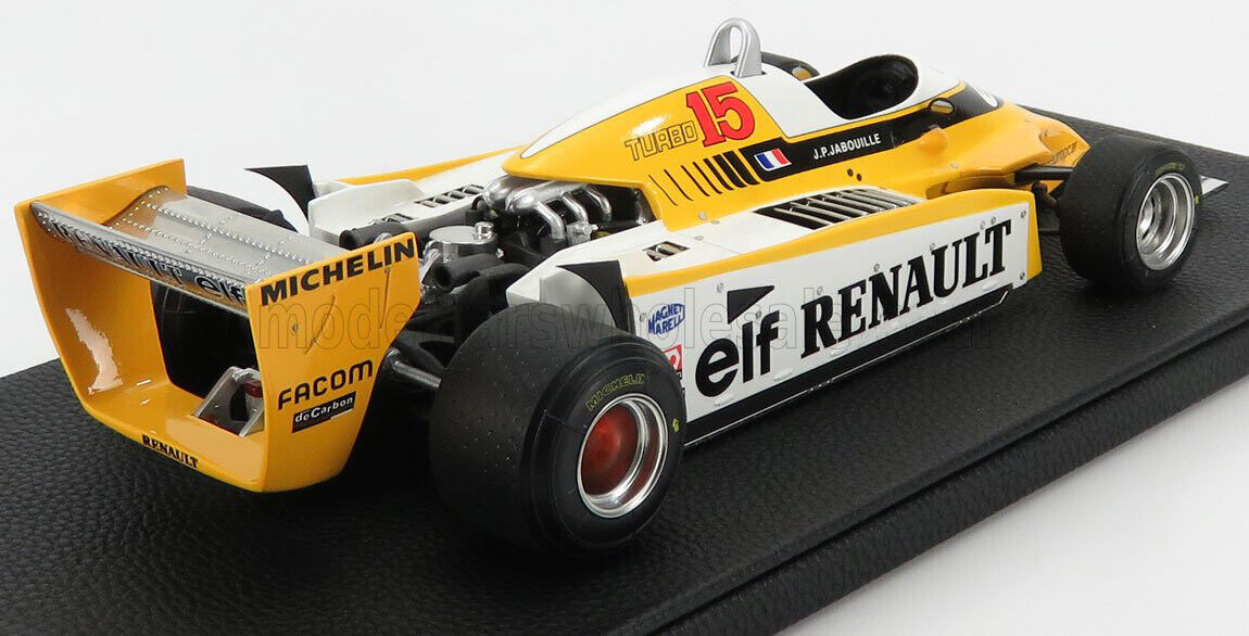 GP Replicas RENAULT F1 RE20 TURBO SEASON 1980 JABOUILLE #15 GP Replicas RENAULT F1 RE20 TURBO SEASON 1980 JABOUILLE #15