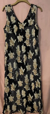 Image of EVANS FLOWING FLORAL PRINT SLEEVELESS LINED LONG MAXI DRESS, BNWOT, UK SIZE 22