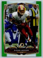 2014 Topps Chrome #22 DeSean Jackson Green Refractor Washington Redskins