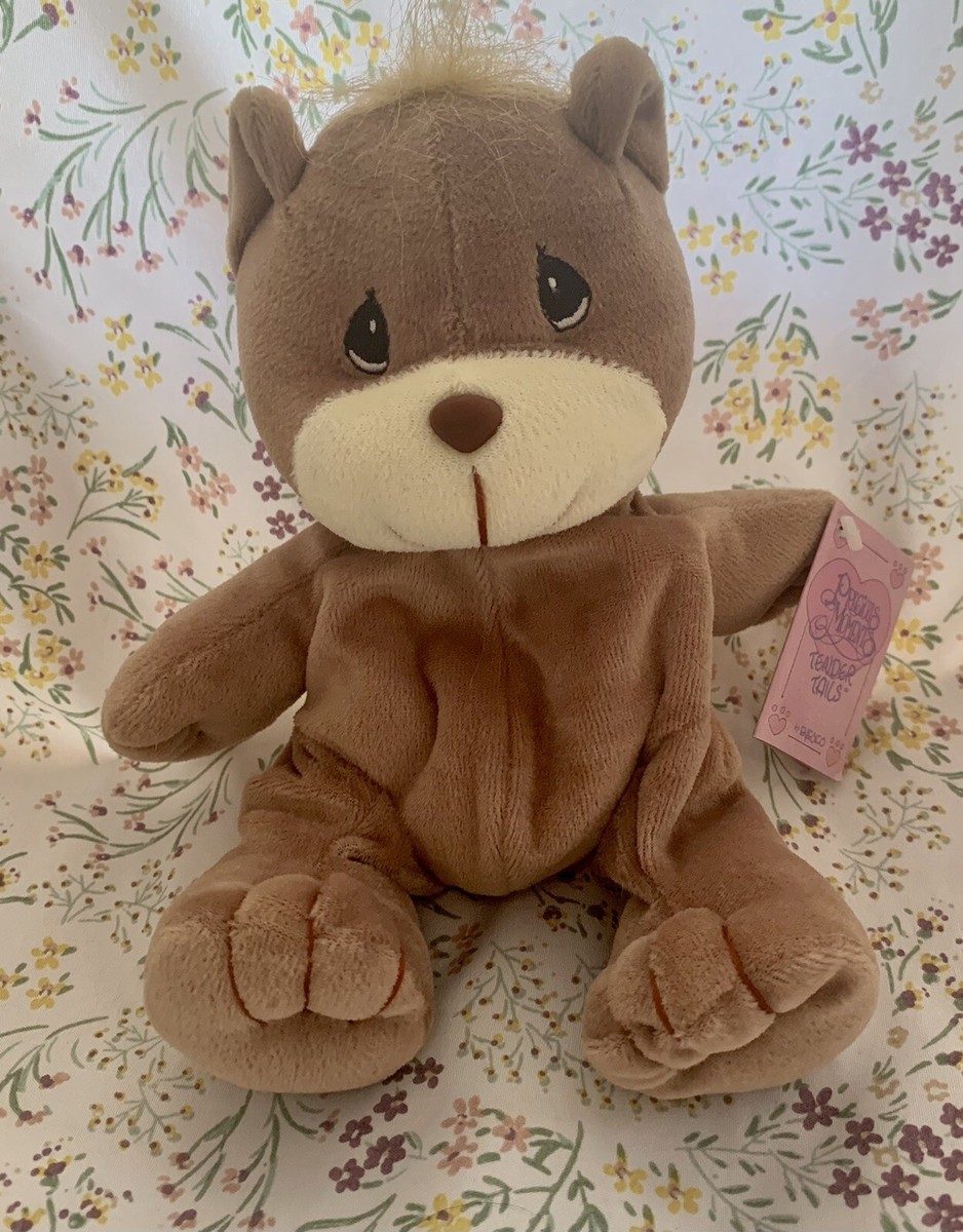 Vintage Enesco Precious Moments Tender Tails Teddy Bear Plush w 